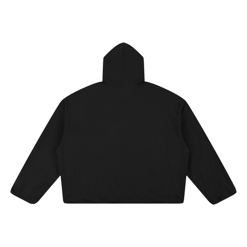 Boxy Gather-Hem Just No Hoodie